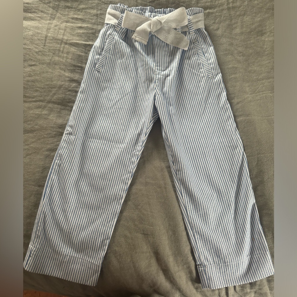 Mayoral Girls Size 6 striped Pants- great condition